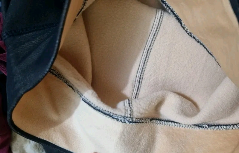 Thermal Sheer Fleece Lined Leggings for Women – High Waist Body Shaping Winter Tights