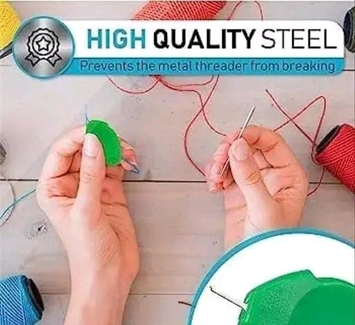 "Easy Needle Threader Tool for Sewing – Quick Thread Inserter for Sewing Machine & Hand Stitching"