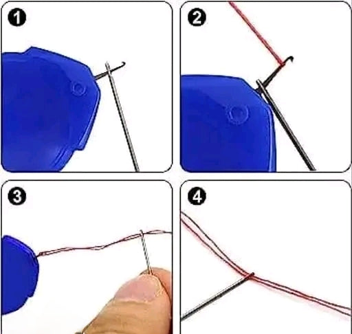"Easy Needle Threader Tool for Sewing – Quick Thread Inserter for Sewing Machine & Hand Stitching"